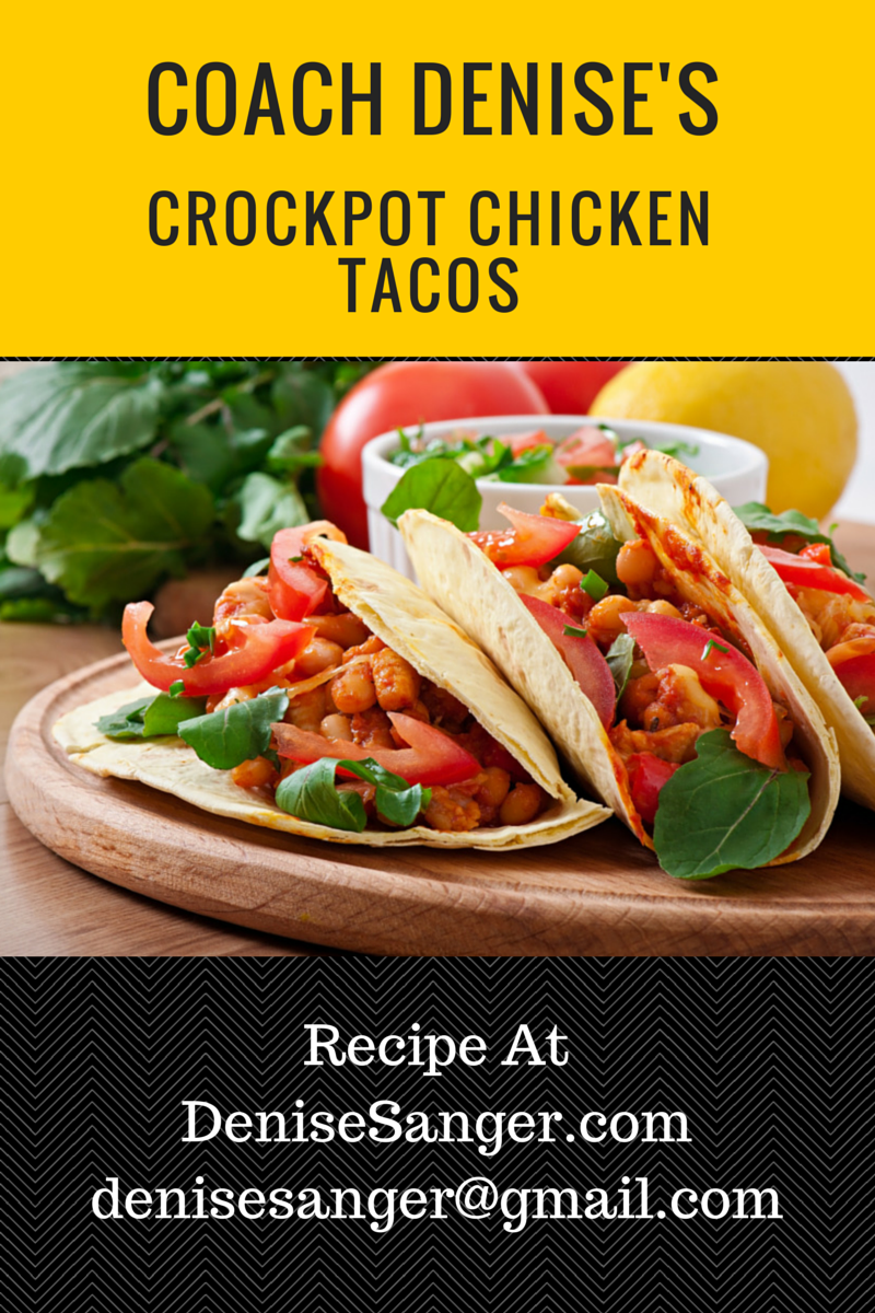 Healthy Crock Pot Chicken Tacos