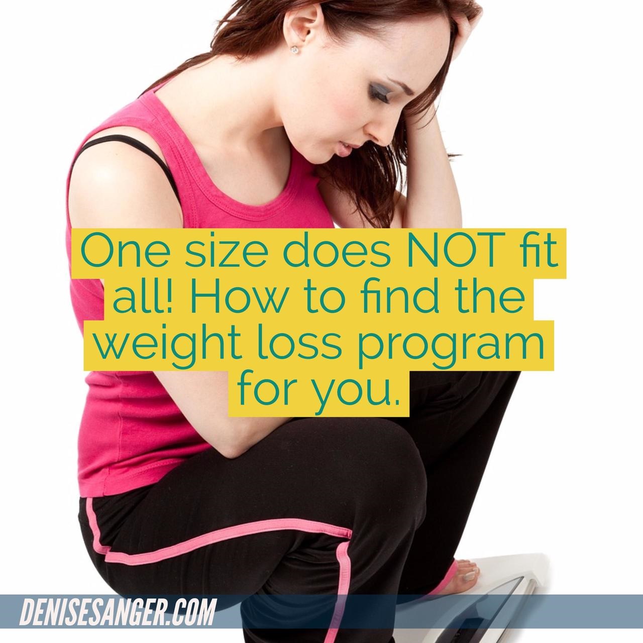 One Size Does NOT Fit All - Wellness Break With Denise Sanger