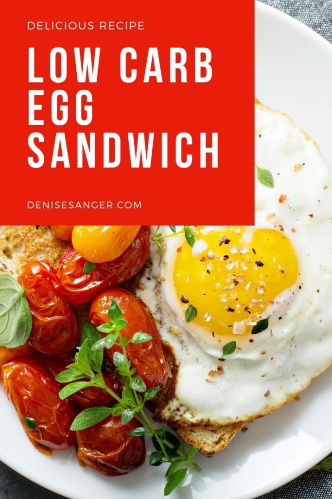 Paleo Lunch Idea Low Carb Egg Sandwich Travel for Women 50