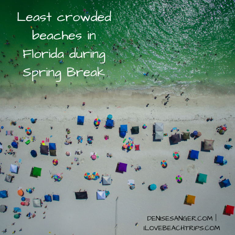 Least crowded beaches in Florida during Spring Break Travel for Women