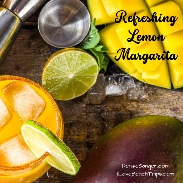 How To Make A Lemon Margarita Beach Cocktail