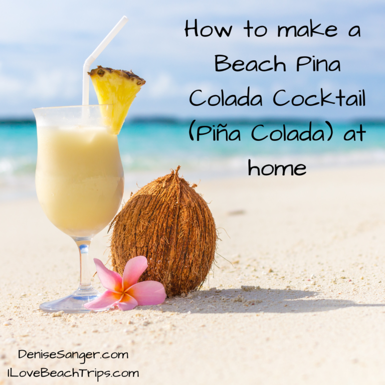 How to make a Beach Pina Colada Cocktail Piña Colada
