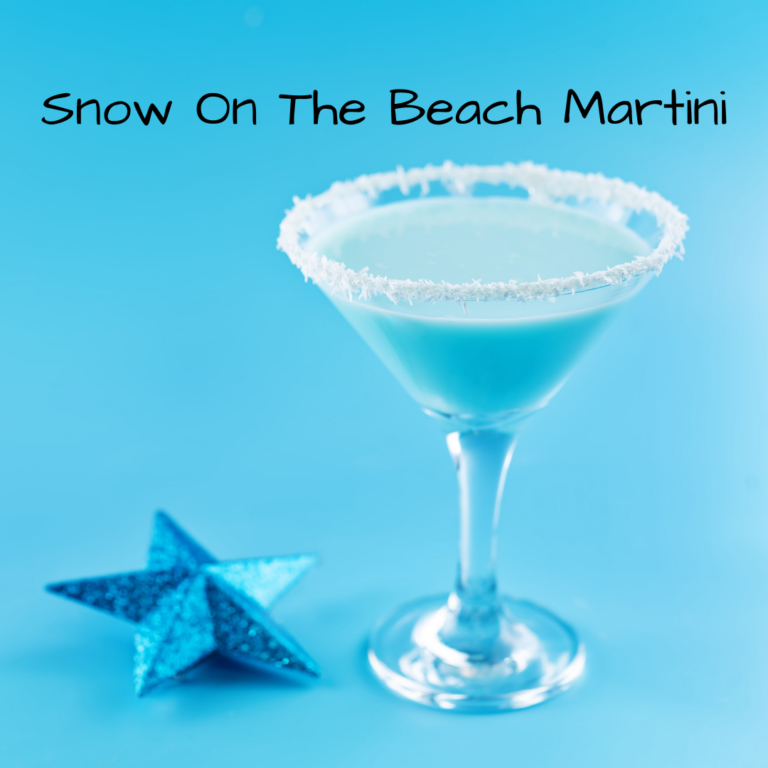 Snow On The Beach Martini