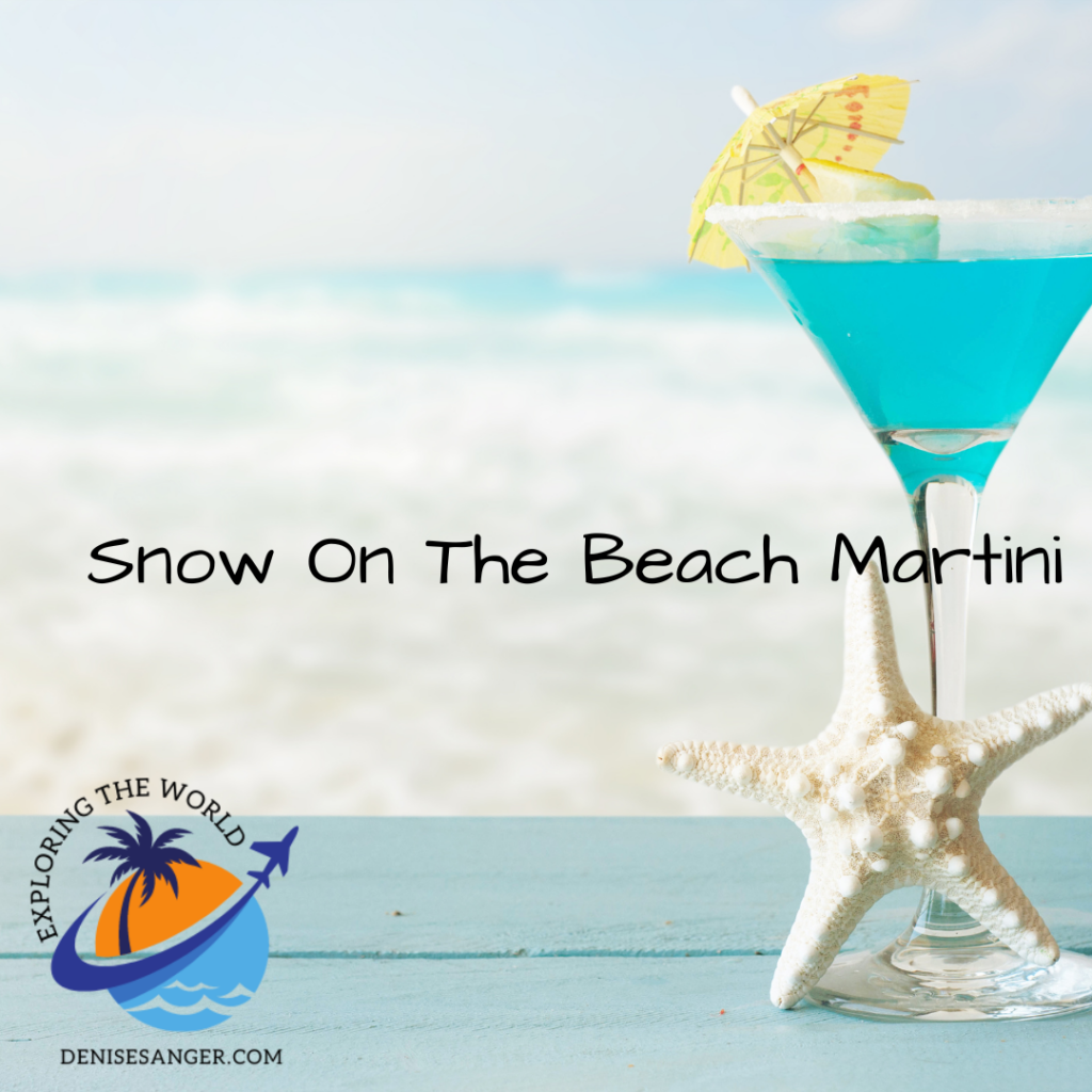 snow on the beach martini
