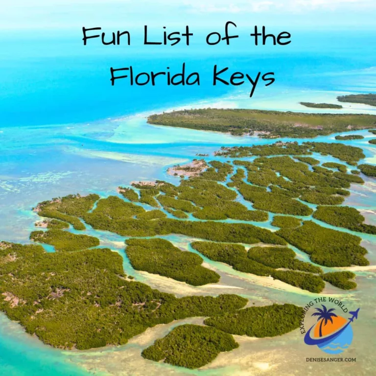 Fun List of Florida Keys with Map