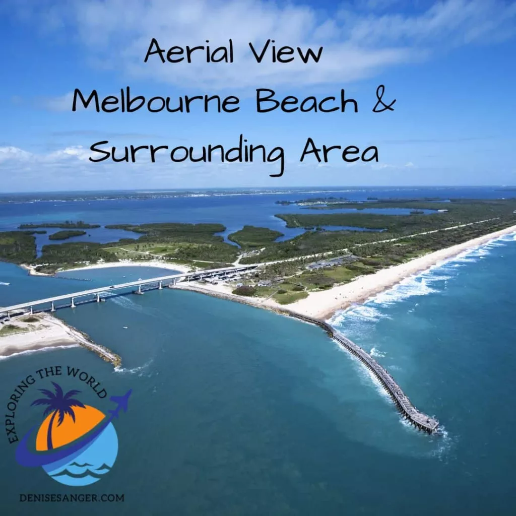 aerial view melbourne beach florida

