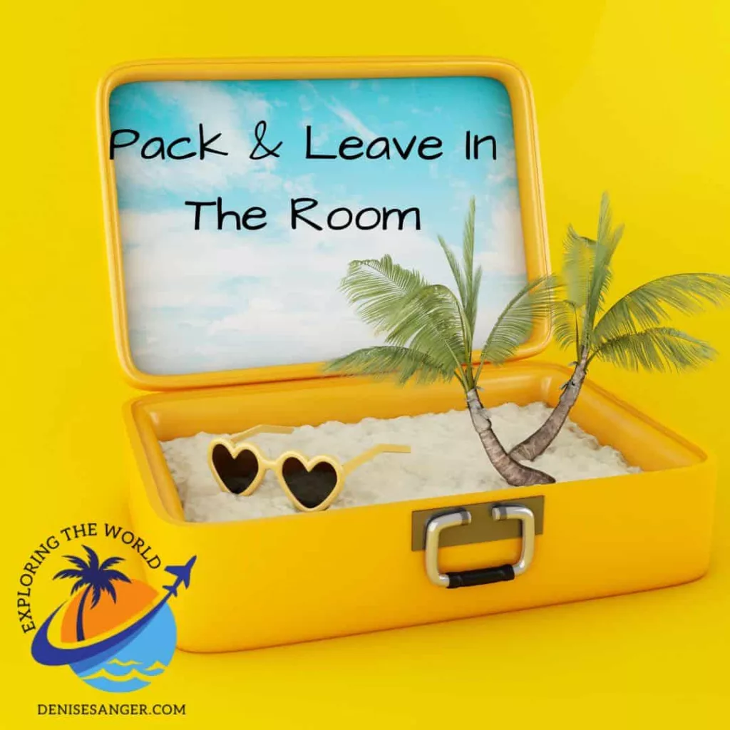 What To Pack For a Beach Trip: In the room items