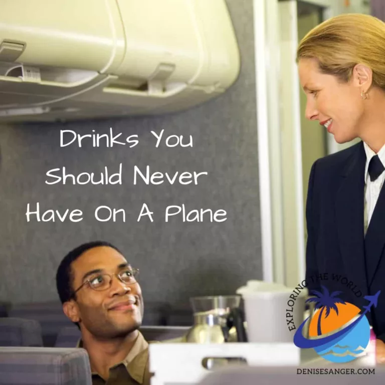 Drinks You Should Never Have On A Plane